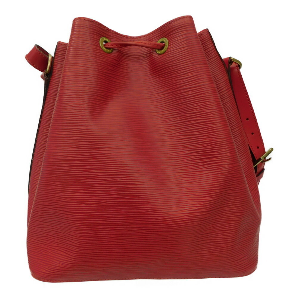 Louis Vuitton Castilian Bag Shoulder Leather Epi Red